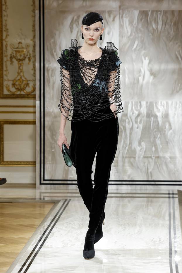 GIORGIO ARMANI PRIVÃ Haute Couture Fall/Winter 2025-2026 Runway during Paris Haute Couture Fashion Week on July 2025 - Paris; France 08/07/2025