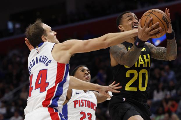 NBA: Utah Jazz at Detroit Pistons