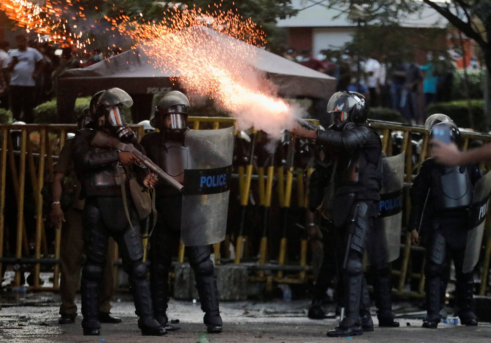 Protest demanding the resignation of President Gotabaya Rajapaksa, in Colombo