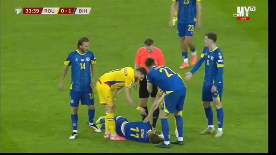 VIDEO Edinu Džeki slomili nos! Nakon utakmice se ipak našalio