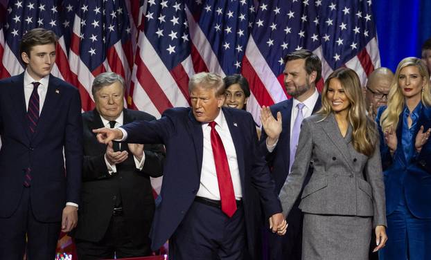 Trump Delivers Victory Speech - West Palm Beach