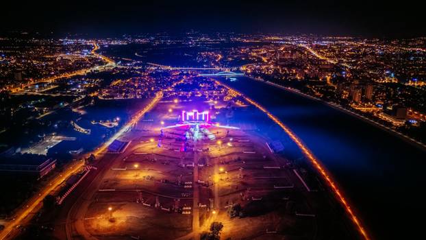 FOTO Pogledajte spektakularnu rasvjetu za Thompsonov koncert