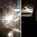 VIDEO Kaos kod Lučkog: Autom ušao u krivi smjer i sudario se, nastala kilometarska kolona