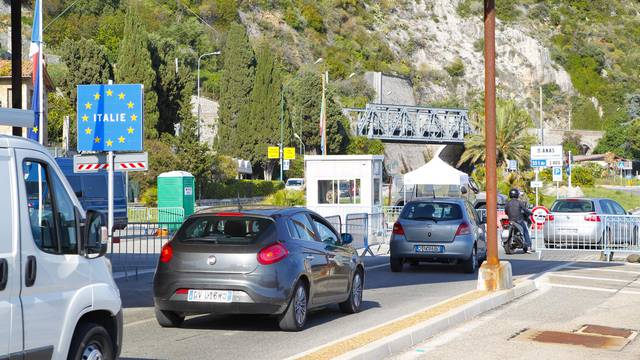 Kontrola na francusko-talijanskoj granici zbog Covida-19