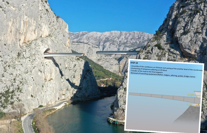VIDEO Hrvatske ceste objasnile kako će spojiti most kod Omiša