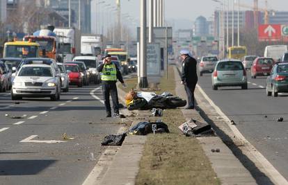 Zagreb: Pretrčavala cestu i usmrtio je brzi motociklist
