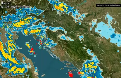 FOTO Evo kakvo nevrijeme stiže prema Hrvatskoj: Na snazi je meteoalarm za cijelu zemlju!