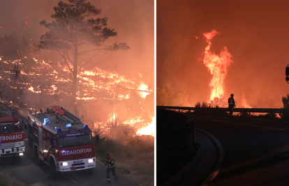 Dva vatrogasca ozlijeđena su u požarima kod Skradina i Tučepa