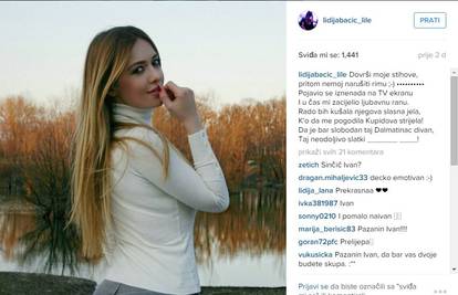 Lidija na Instagramu zavodi Pažanina iz '3, 2, 1 - kuhaj!'