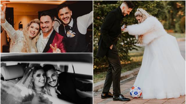 Monika i Kristijan Lovrić jedini su prvoligaški nogometni par, a nedavno su se i vjenčali uz Jolu