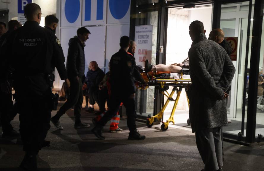 Požar u splitskom zatvoru, zatvorenici dolaze na hitni prijem u Firule