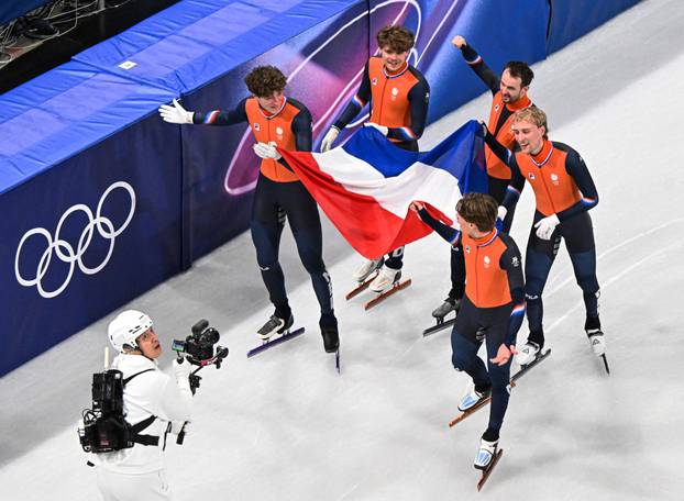 Short Track Speed Skating - Men's 5000m Relay - Finals