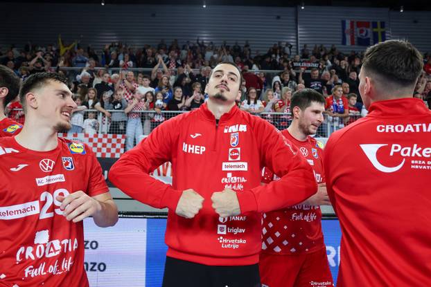 Varaždin: Hrvatska i Švedska odigrale prijateljsku utakmicu u Varaždinu
