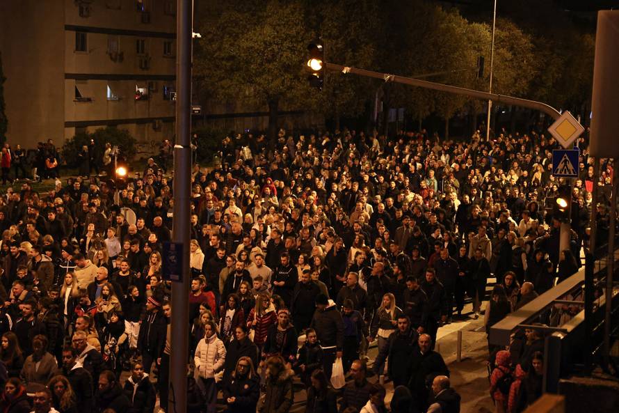 Split: Održan mimohod Torcide za Vukovar