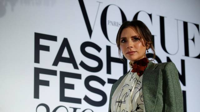 Designer Victoria Beckham attends the 4th edition of the Vogue Fashion Festival in Paris