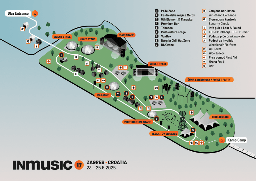 Veliki vodič kroz INmusic: Sutra se otvaraju vrata festivala, evo kako do Jaruna i tko nastupa