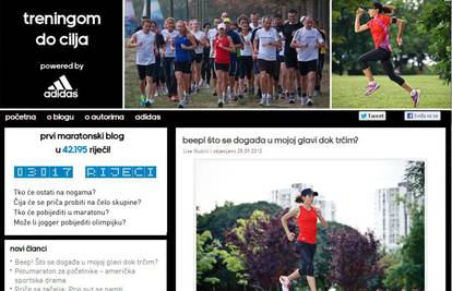 Prvi maratonski blog u 42.195 riječi "Treningom do cilja"