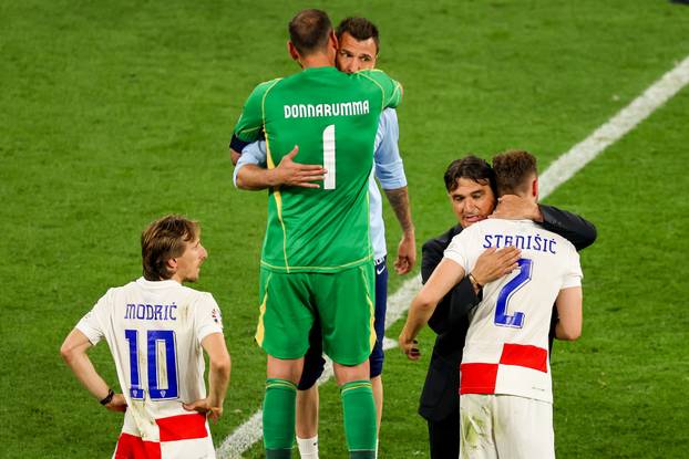 Leipzig: U posljednjem trećem kolu skupine B na EURU hrvatska nogometna reprezentacija je odigrala 1-1 protiv Italije