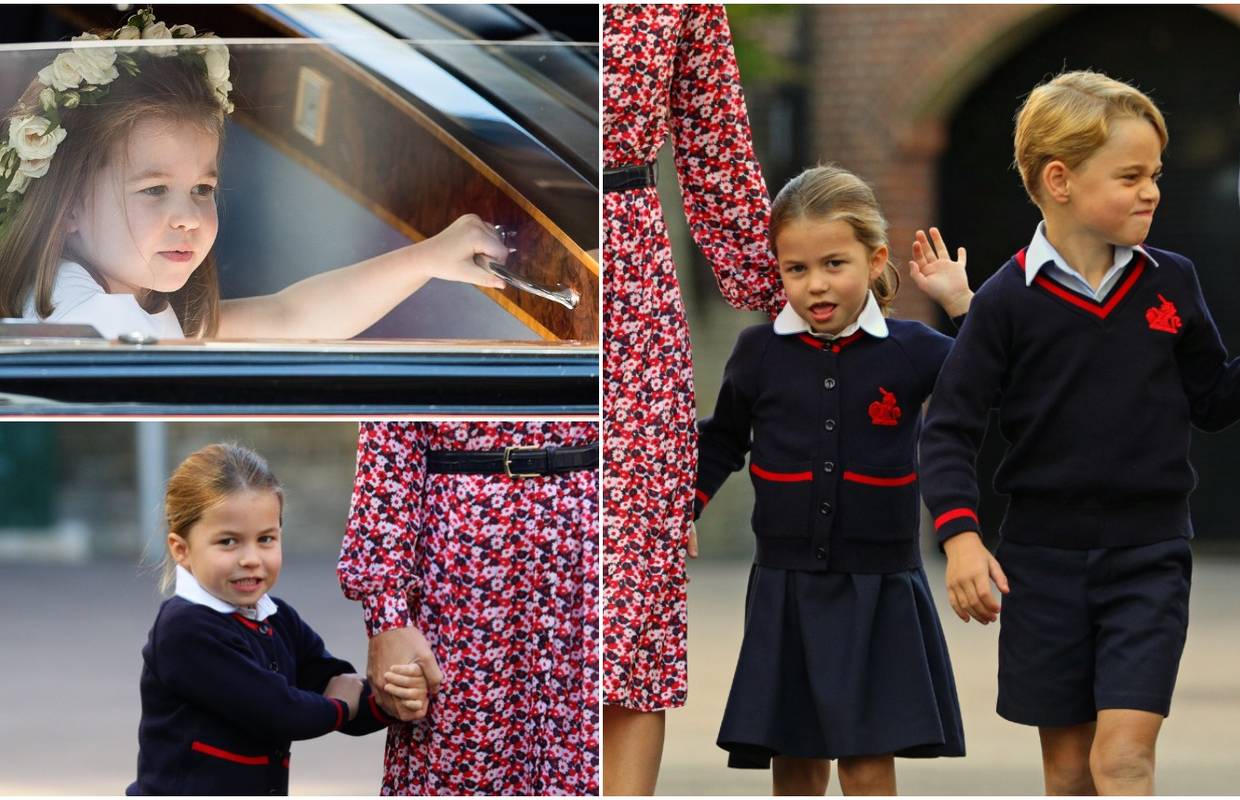 Uzbuđena Charlotte: Princeza s četiri godine krenula u školu