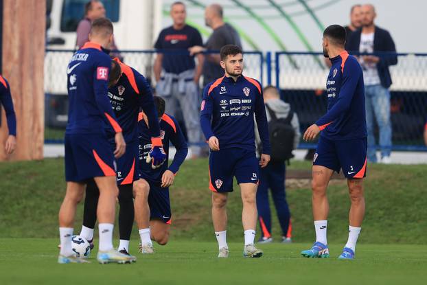 Zagreb: Trening nogometnih reprezentativaca uoči utakmice sa Škotskom