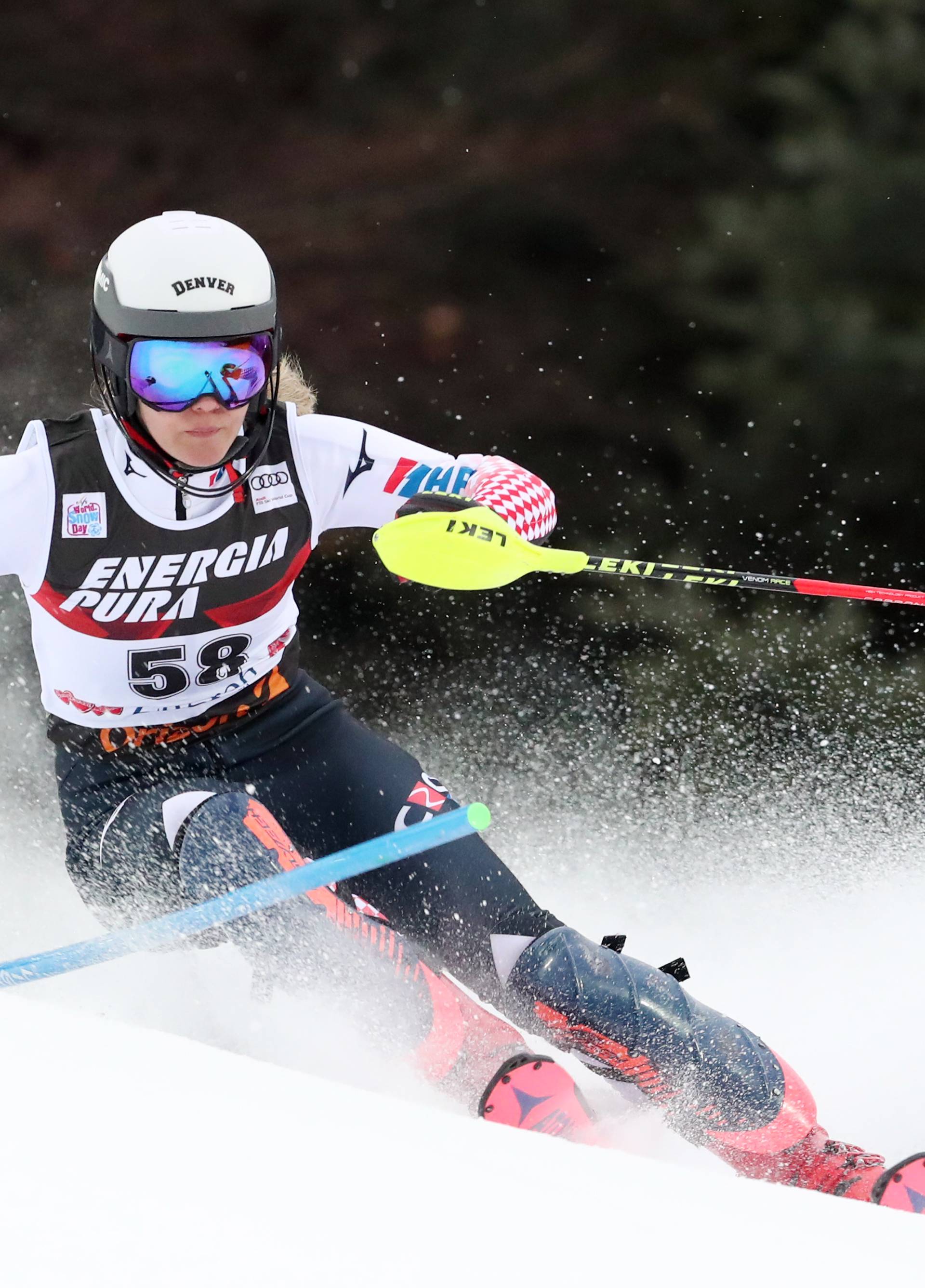 Zagreb: Prva voÅ¾nja Å¾enskog slaloma Snow Queen Trophy 2019.