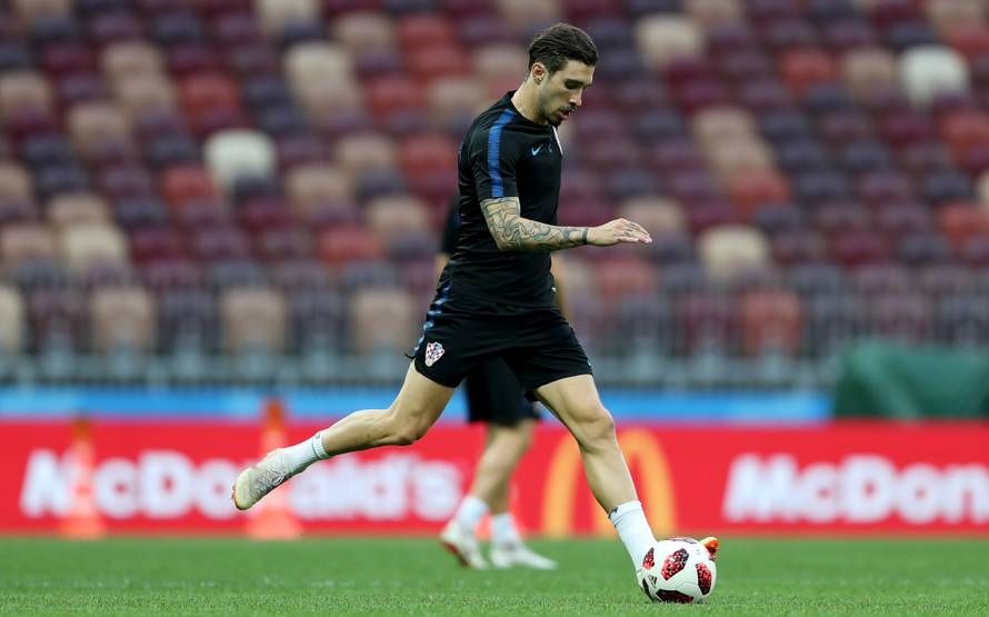 Moskva: Trening hrvatske nogometne reprezentacije