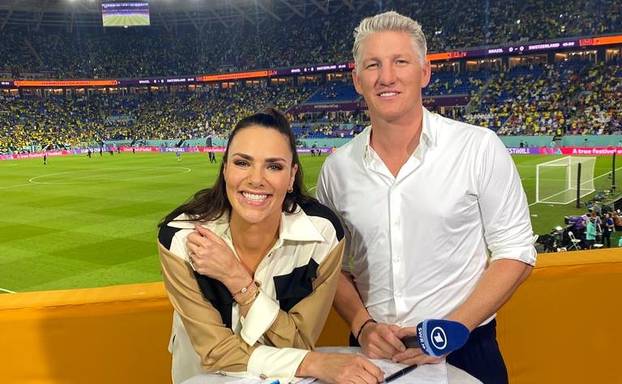 FOTO Schweinsteiger je flertao s njom u emisiji. Omiljeno je TV lice i već je bila s nogometašem