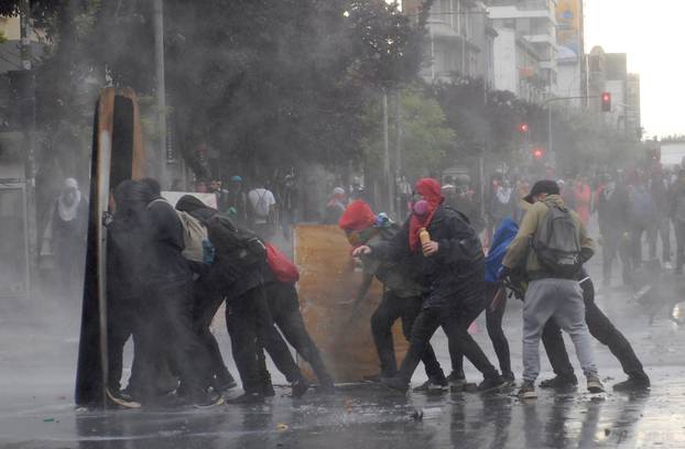 Protest against Chile