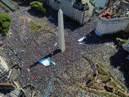 FIFA World Cup Final Qatar 2022 - Fans in Buenos Aires