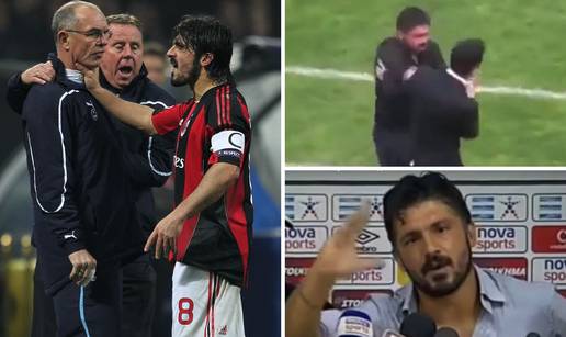 VIDEO Gattusovi ispadi: Hvatao za vrat, ošamario pomoćnika...