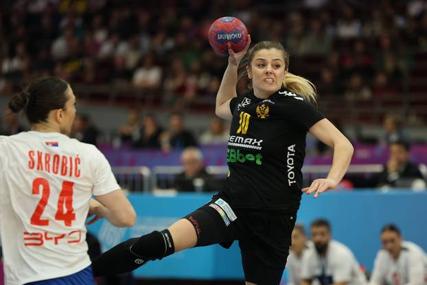 GER, Dortmund, 27th Wommen´s World Championship  2025, Hauptrunde / Main Round, Gruppe/Group II, 3. Runde/Round:  Montenegro (MNE) vs. Serbien/Serbia (SRB)