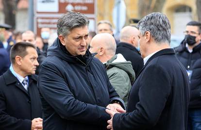 Plenković i Milanović popričali na obljetnici pada Vukovara