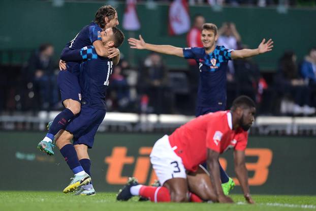 Hrvatska povela protiv Austrije, Luka Modrić zabio za 1:0