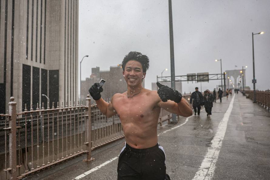 Winter snow storm hits New York City