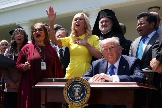 National Day of Prayer event at White House in DC