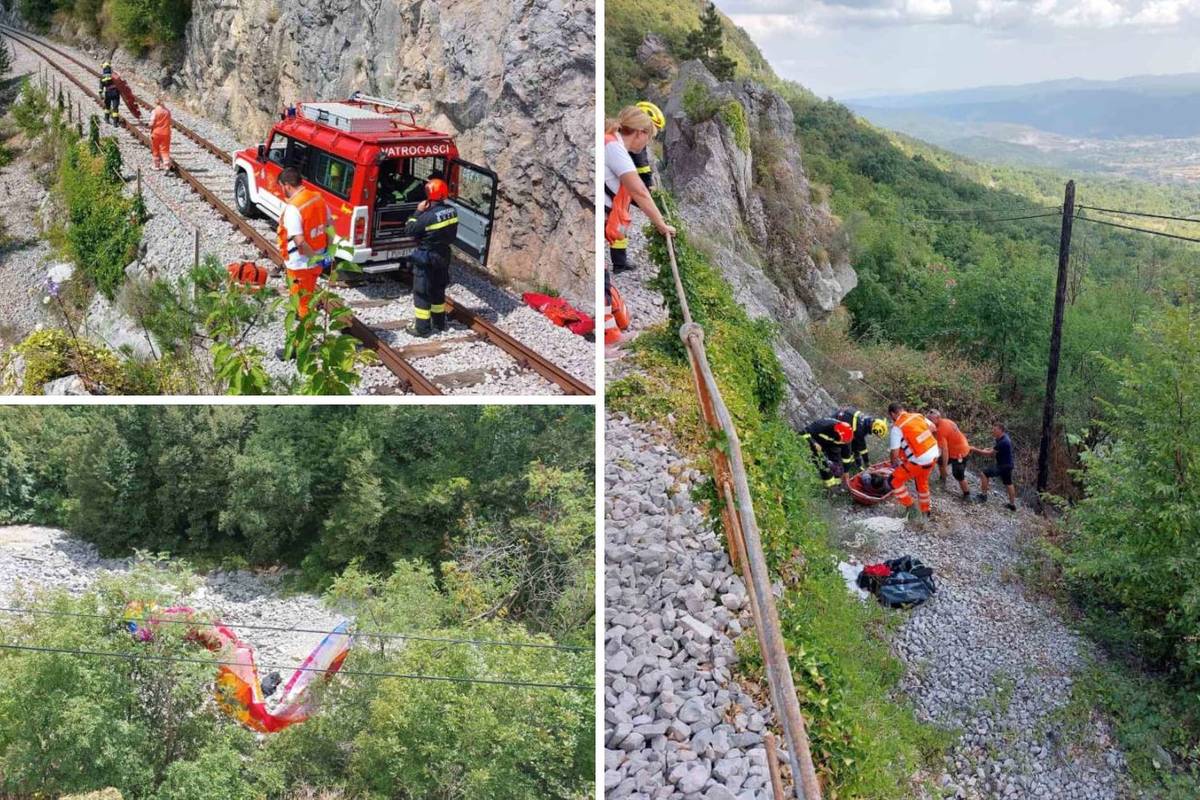 Policija o nesreći paraglajdera kod Buzeta: Zakačio je stablo, zadobio je teške ozljede u padu