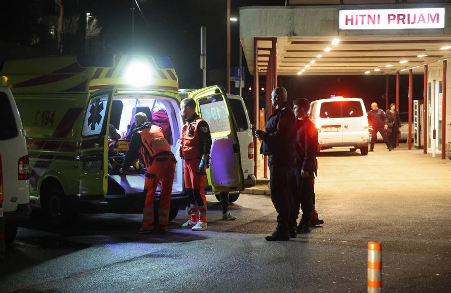 Požar u splitskom zatvoru, zatvorenici dolaze na hitni prijem u Firule 