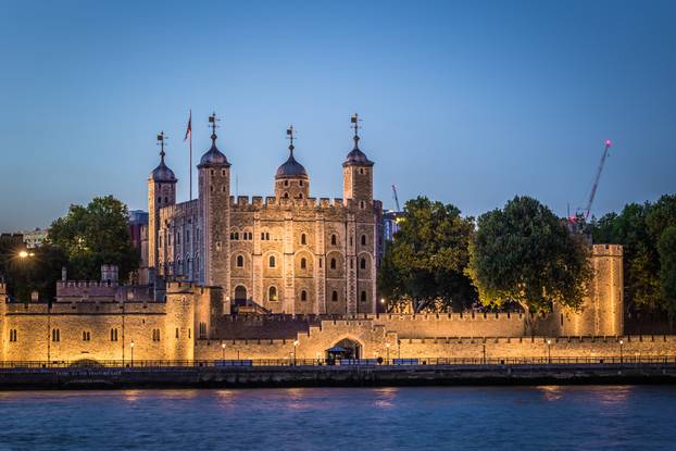 London - August 05, 2018: The Tower of London by the river Thame