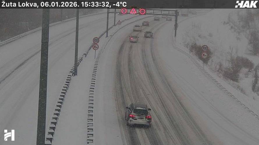 UŽIVO Zbog mećave i vjetra potpuno je zatvorena dionica autoceste A1! Oglasio se HAK