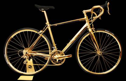 Skuplji od Ferrarija: Ovaj zlatni bicikl vrijedi 2,5 milijuna kuna