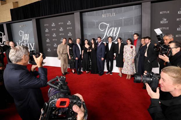 A premiere for the film Jay Kelly in Los Angeles