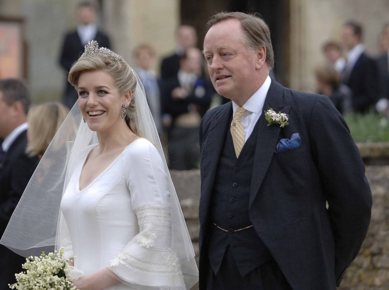 LAURA PARKER BOWLES WEDDING, ST CYRIAC'S CHURCH IN LACOCK, WILTSHIRE, BRITAIN - 06 MAY 2006