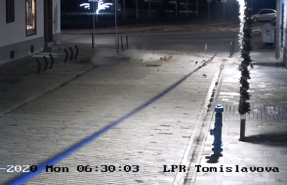 Nadzorne kamere snimile trenutak potresa u Sisku