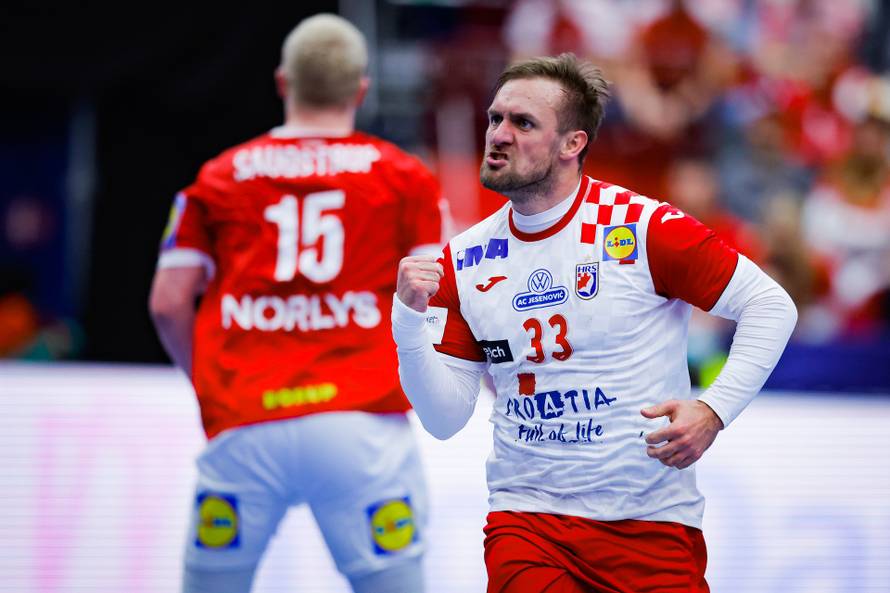 Malmo: Susret Danske i Hrvatske na Svjetskom rukometnom prvenstvu