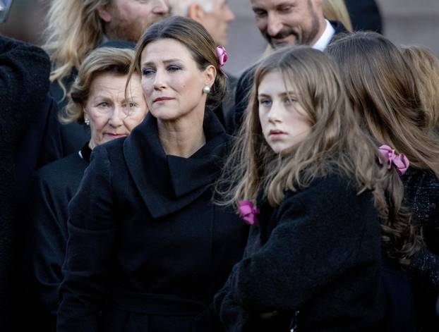 Funeral service of Ari Behn (1972-2019) Photo: Albert Nieboer / Netherlands OUT / Point de Vue OUT