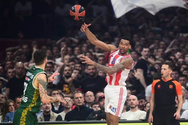 U Beogradskoj areni odigrana je utakmica 27. kola Turkish Airlines Eurolige između KK Crvena zvezda Meridianbet i KK Žalgiris