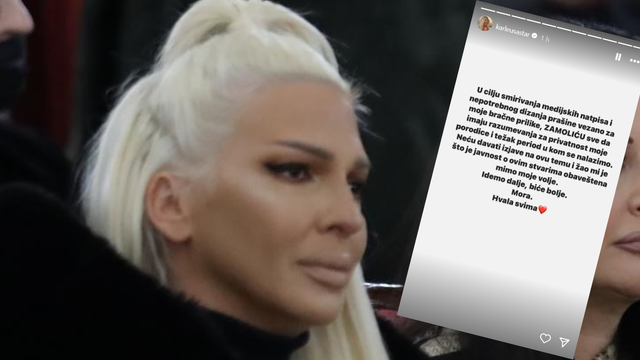 Jelena Karleuša oglasila se prvi put nakon incidenta s bivšim suprugom: 'Bit će bolje. Mora...'