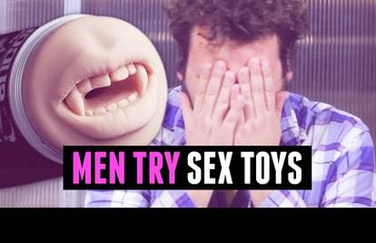 Pogledajte reakcija muškaraca na isprobavanje seks-igrački
