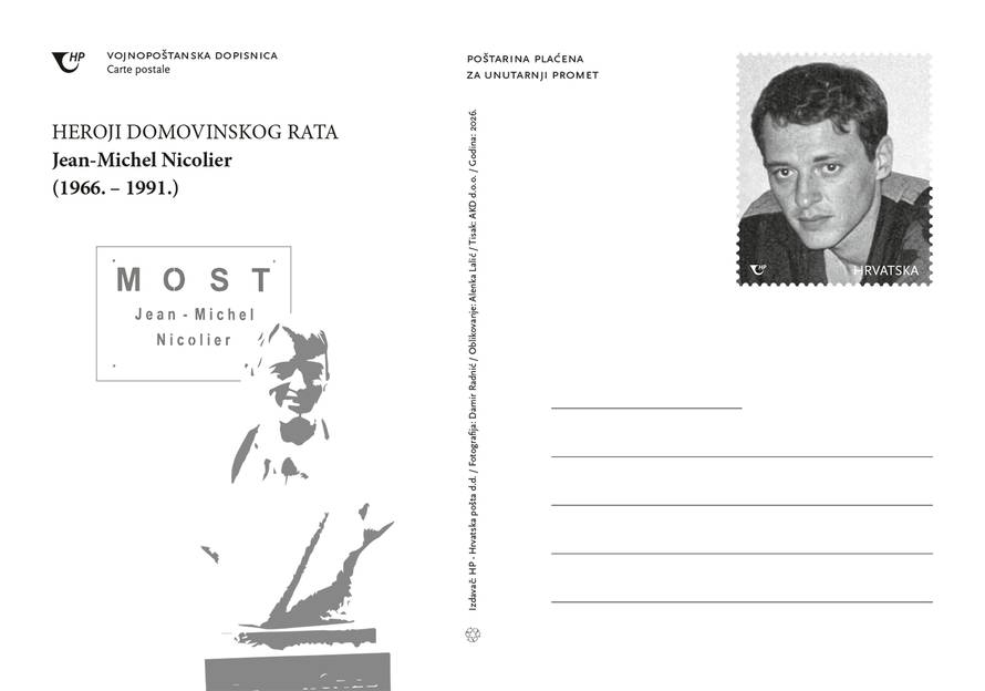 Heroji Domovinskog rata na dopisnicama Hrvatske pošte