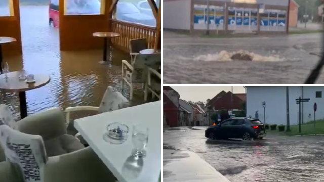 VIDEO Kaotični prizori poplava u Vukovaru: 'Grad je pod vodom'